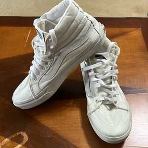 Vans Sk8 High True white 1966 Reissue High Top Sneakers   Size 9